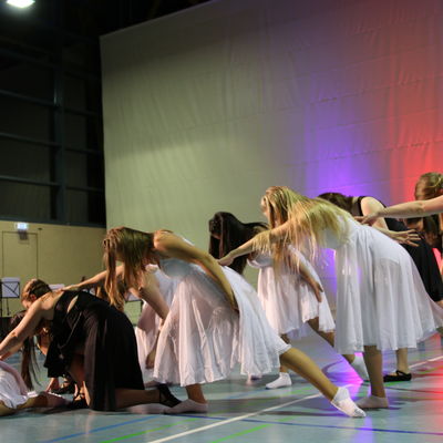 Jazzdance beim Weihnachtskonzert 2017.